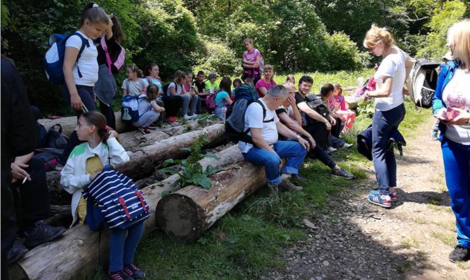 A Fruška gorán jártak a szenttamásiak